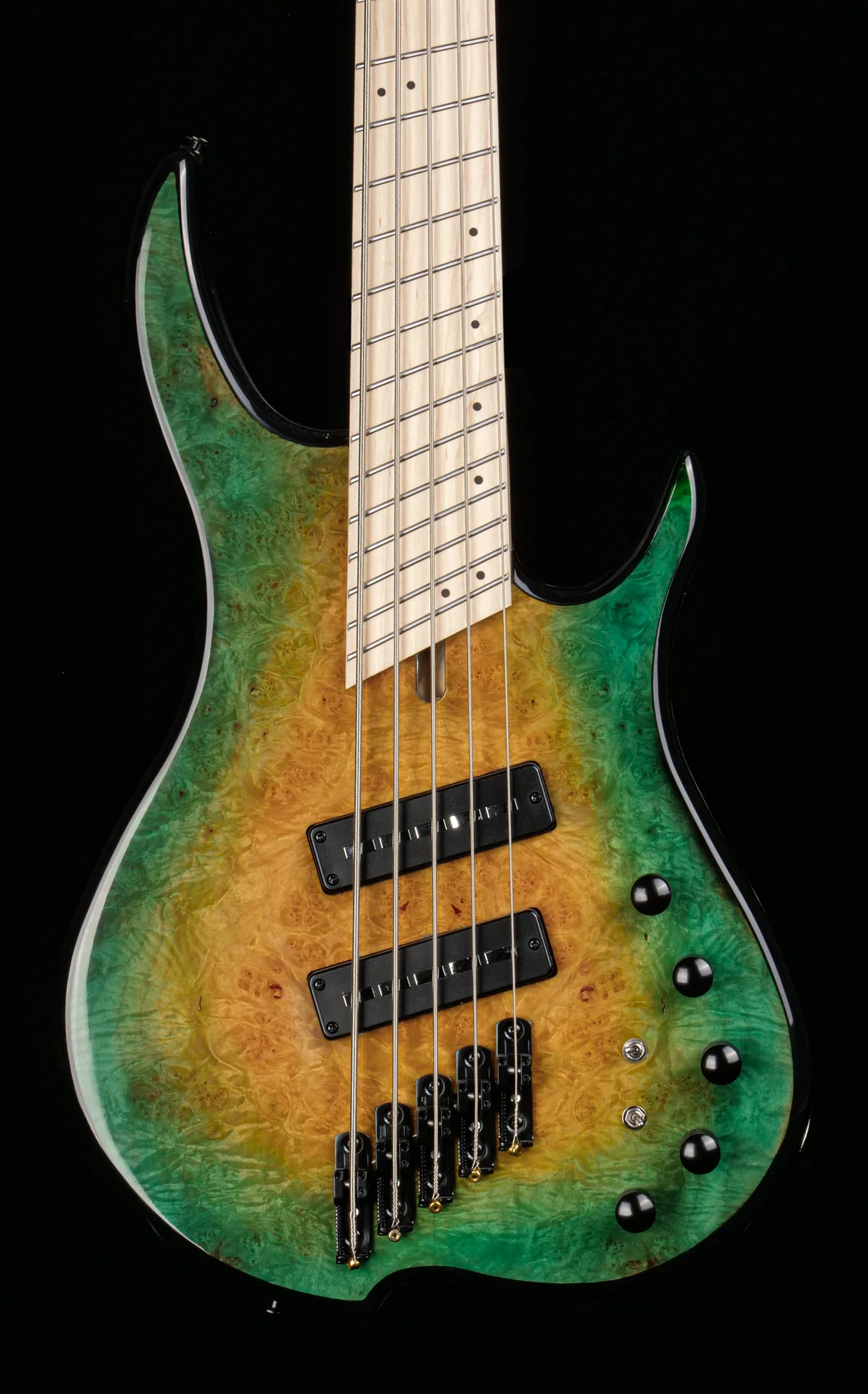 FF524 Emerald Burst figured finish