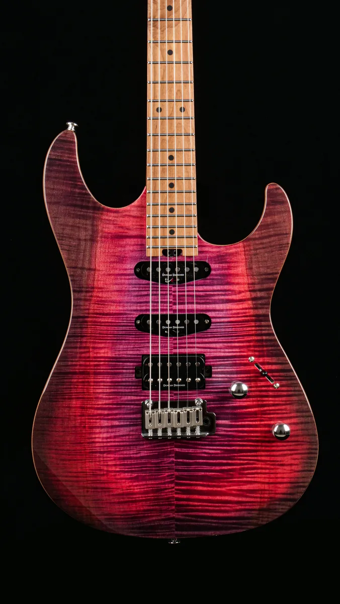 ST22-SMT-AF in Nebula finish, body and fingerboard view