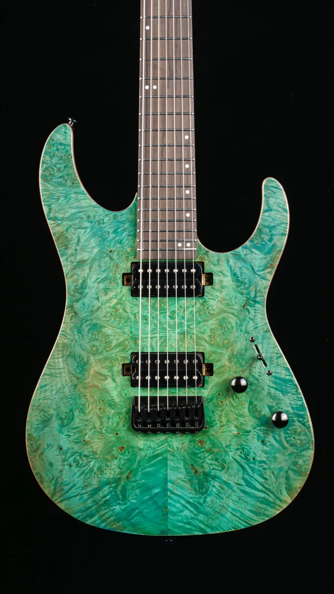 ST247-BM-OR seven-string electric guitar in Emerald Tide finish