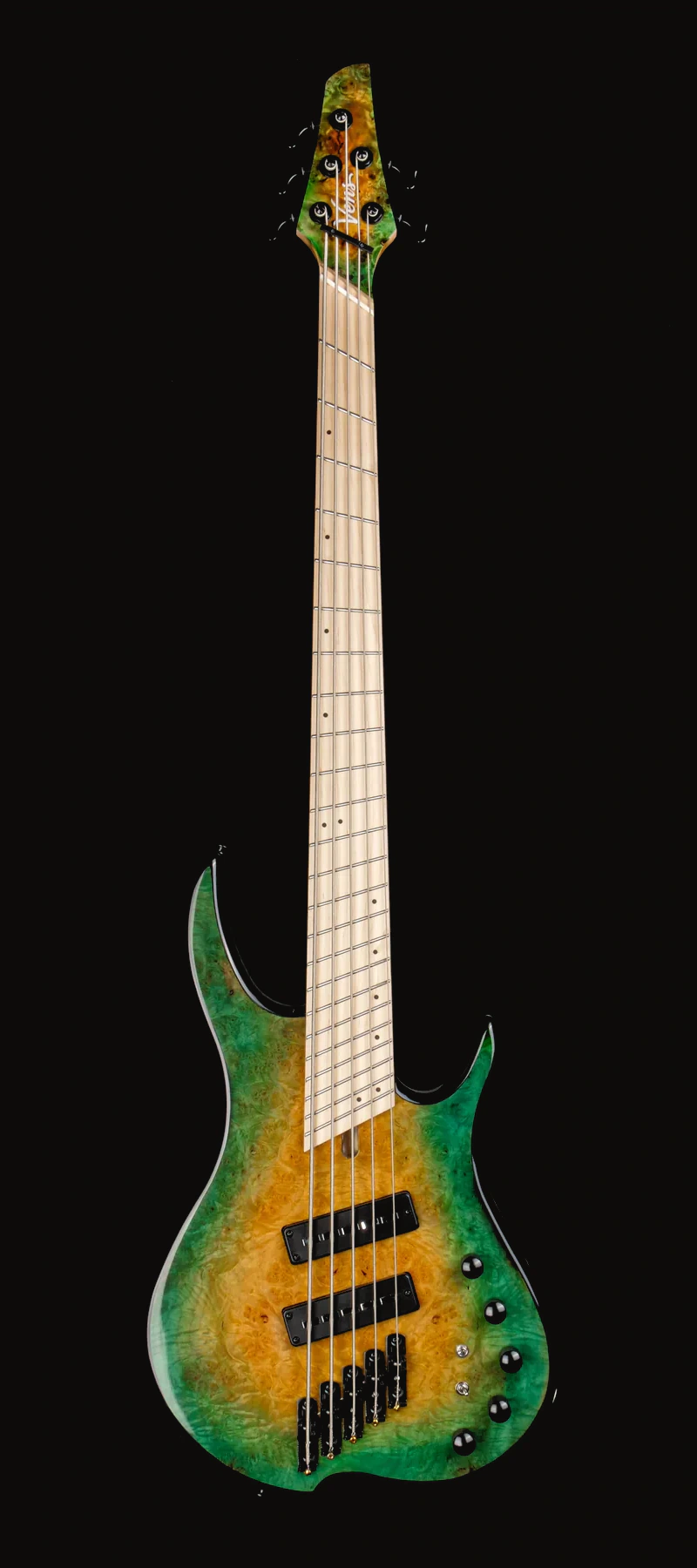 FF524-BM-OSF complete multiscale bass in Emerald Burst finish